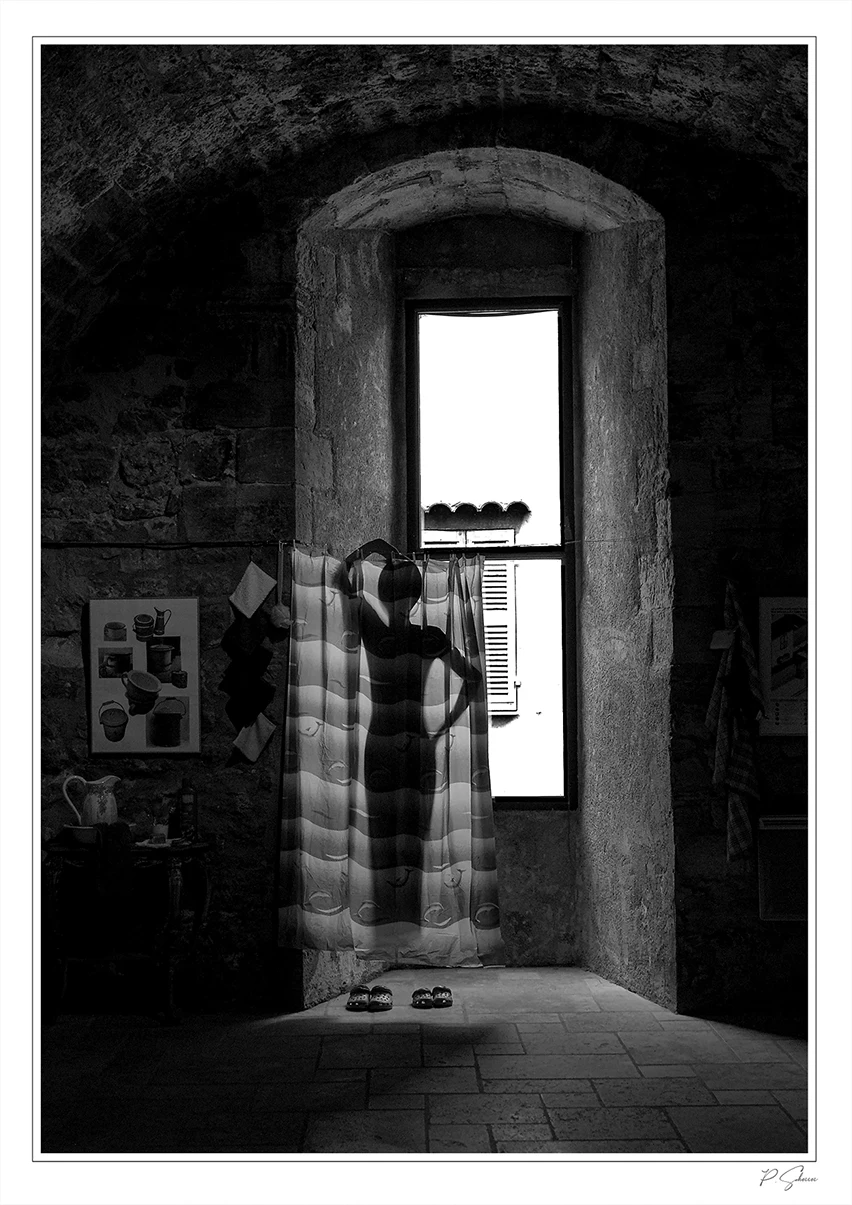 Contre jourd'un manequin